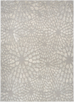 Homeroots 4' X 6' Gray Abstract Area Rug - Stylish Rectangle Design For Modern Home Décor & Cozy Warmth 4' X 6' Polyester 569630