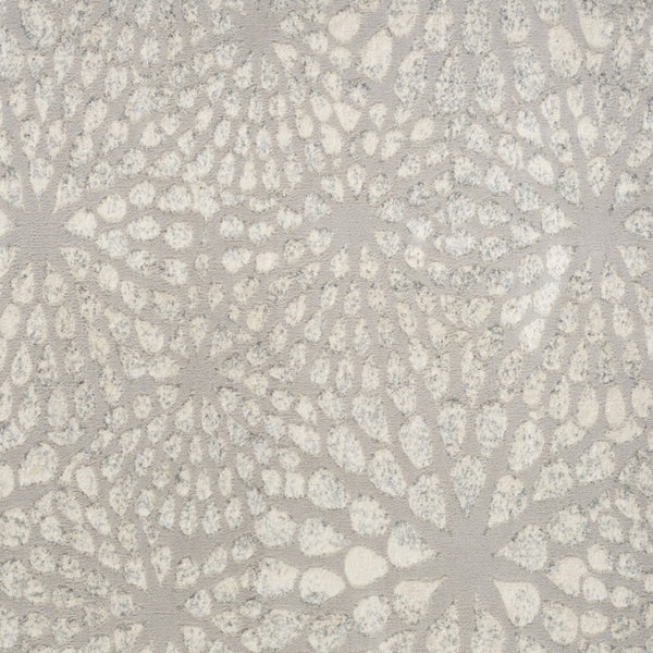 Homeroots 4' X 6' Gray Abstract Area Rug - Stylish Rectangle Design For Modern Home Décor & Cozy Warmth 4' X 6' Polyester 569630