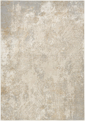 Homeroots 4' X 6' Gray Abstract Area Rug - Stylish Modern Design For Living Rooms, Bedrooms & Office Spaces 4' X 6' Polyester 569633