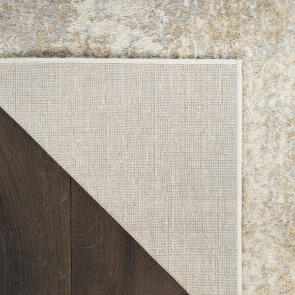 Homeroots 4' X 6' Gray Abstract Area Rug - Stylish Modern Design For Living Rooms, Bedrooms & Office Spaces 4' X 6' Polyester 569633