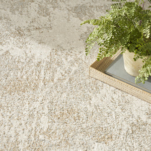 Homeroots 5' X 7' Gray Abstract Area Rug  Polyester 569638