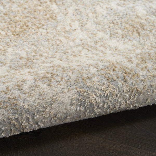 Homeroots 5' X 7' Gray Abstract Area Rug  Polyester 569638