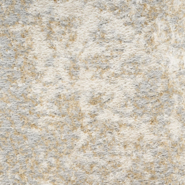 HomeRoots 5' Gray Abstract Area Rug - Modern Design for Versatile Spaces, Durable Low-Pile, Easy-Care Style 5' X 7' 569638