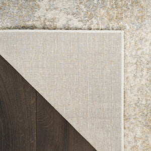 HomeRoots 5' Gray Abstract Area Rug - Modern Design for Versatile Spaces, Durable Low-Pile, Easy-Care Style 5' X 7' 569638