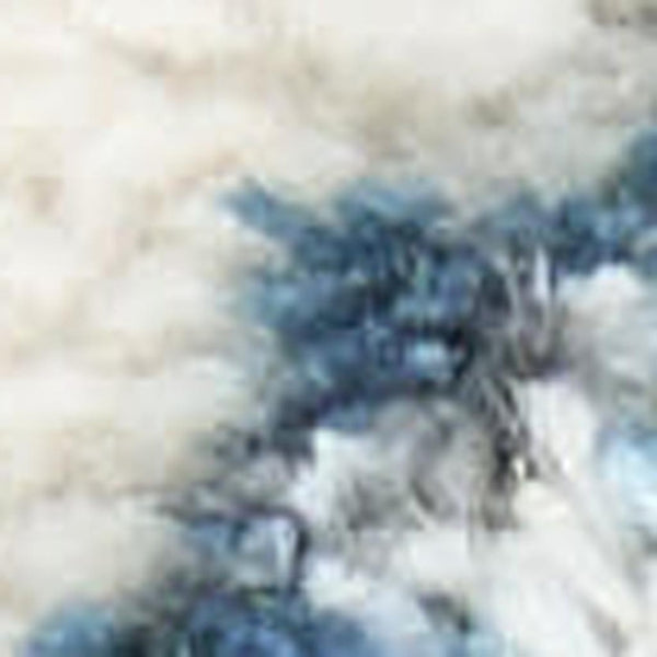 HomeRoots 8' Blue Abstract Area Rug - Modern Design for Cozy Living Spaces, Durable and Easy to Maintain 8' X 10' 569639