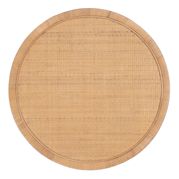 Butler Specialty Captiva Round Rattan Drum Coffee Table - Coastal Elegance With Textured Charm For Your Living Space Natural Rattan,Plywood,Rubberwood 5696404-butler