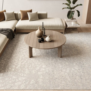 HomeRoots 8' Gray Abstract Area Rug - Modern Design for Living Rooms, Bedrooms & Offices - Stain-Resistant & Cozy 8' X 10' 569640