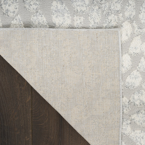 Homeroots 8' X 10' Gray Abstract Area Rug  Polyester 569640