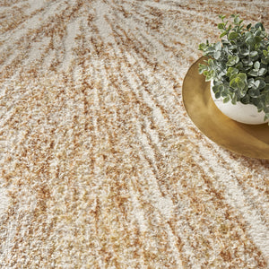 Homeroots 8' X 10' Ivory Abstract Area Rug  Polyester 569641