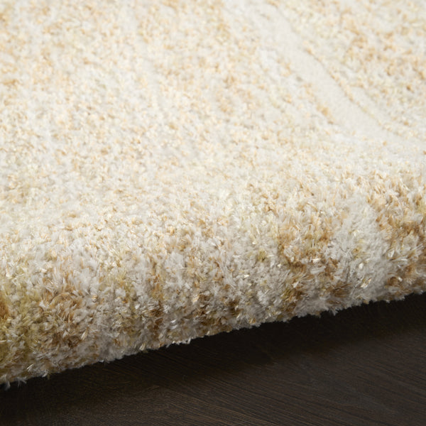 Homeroots 8' X 10' Ivory Abstract Area Rug  Polyester 569641