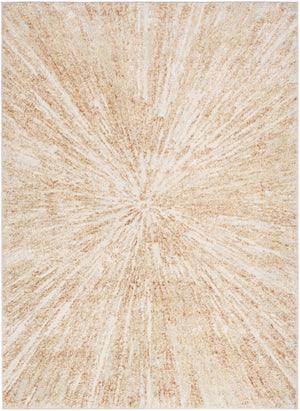 HomeRoots 8' Ivory Abstract Area Rug - Modern Soft Texture for Living Rooms, Bedrooms & Dining Areas - Easy Care 8' X 10' 569641