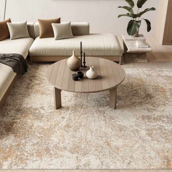 HomeRoots 8' Modern Gray Abstract Area Rug - Durable, Low Pile Design for Effortless Style in Any Room 8' X 10' 569643