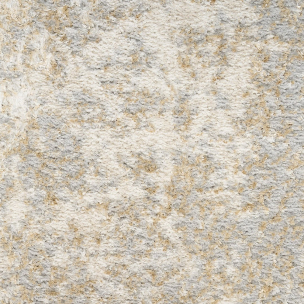 HomeRoots 8' Modern Gray Abstract Area Rug - Durable, Low Pile Design for Effortless Style in Any Room 8' X 10' 569643