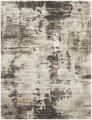 Homeroots 8' X 10' Tan Abstract Power Loom Area Rug  Polypropylene 569659