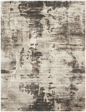 HomeRoots 5' Tan Abstract Area Rug - Modern Power Loomed Design for Soft Comfort and Effortless Style in Any Room 8' X 10' 569659