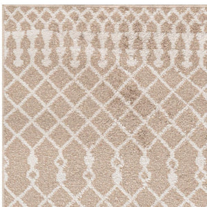 HomeRoots 10' Brown Floral Power Loomed Vintage-Inspired Runner Rug for Hallways and Entryways, Durable Charm 4' X 6' 569666