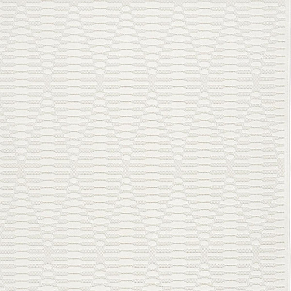 HomeRoots 7' Elegant Ivory Geometric Area Rug for Modern Spaces - Durable, Low Pile, Perfect for Any Room 7' X 9' 569744