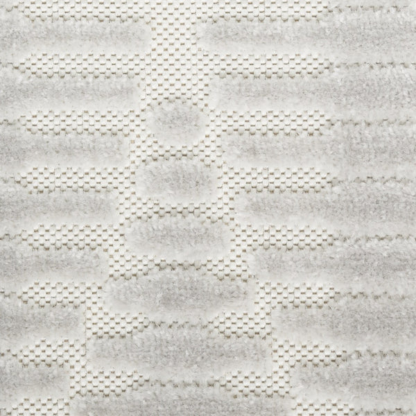 HomeRoots 7' Gray Geometric Area Rug - Modern Style, Durable Design & Perfect for Any Room in Your Home 7' X 9' 569745