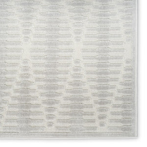 HomeRoots 7' Gray Geometric Area Rug - Modern Style, Durable Design & Perfect for Any Room in Your Home 7' X 9' 569745