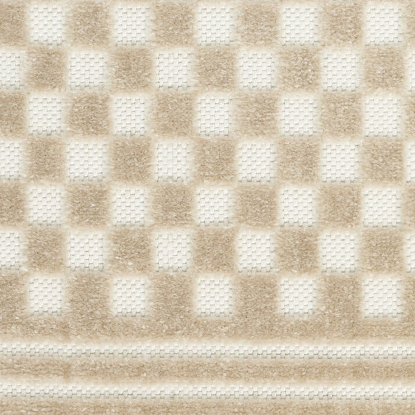HomeRoots 8' Modern Beige Geometric Area Rug - Stylish, Durable, and Easy-Care for Your Living Space Decor 8' X 10' 569747