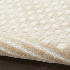 HomeRoots 8' Modern Beige Geometric Area Rug - Stylish, Durable, and Easy-Care for Your Living Space Decor 8' X 10' 569747