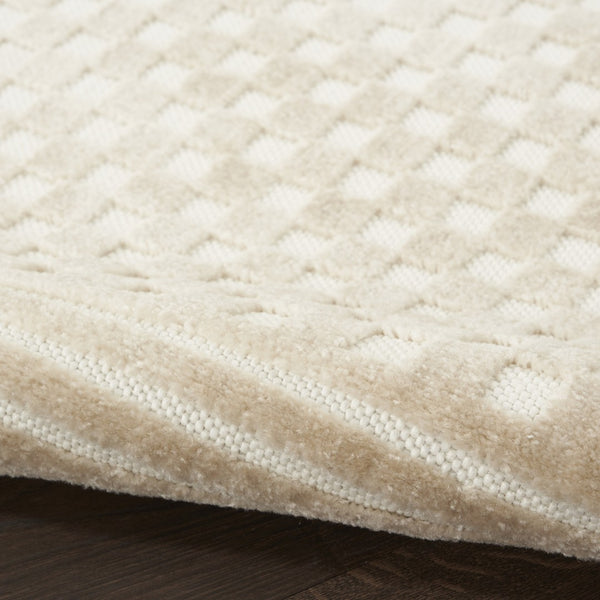 HomeRoots 8' Modern Beige Geometric Area Rug - Stylish, Durable, and Easy-Care for Your Living Space Decor 8' X 10' 569747