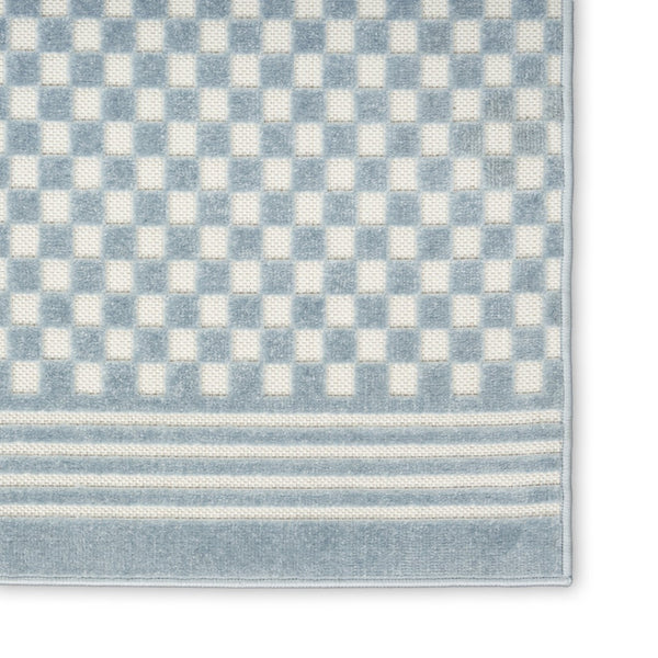HomeRoots 8' Blue Geometric Area Rug - Modern Design for Contemporary Spaces, Ideal for Living Rooms & Bedrooms 8' X 10' 569750