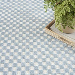 Homeroots 8' X 10' Blue Geometric Area Rug  Polypropylene 569750