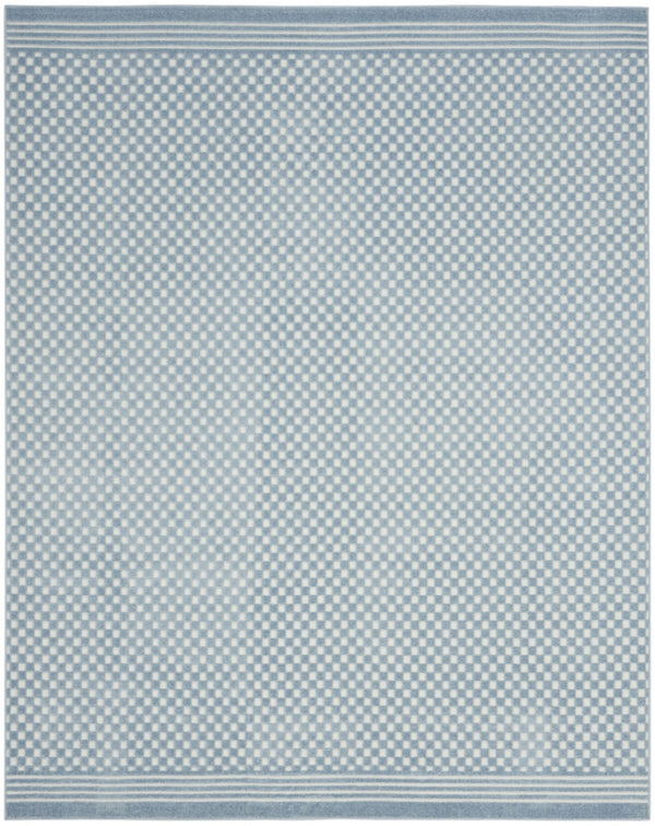 HomeRoots 8' Blue Geometric Area Rug - Modern Design for Contemporary Spaces, Ideal for Living Rooms & Bedrooms 8' X 10' 569750