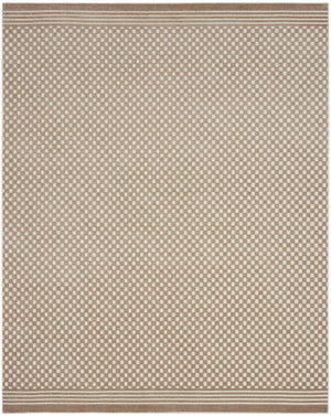 Homeroots 8' X 10' Brown Geometric Area Rug  Polypropylene 569753