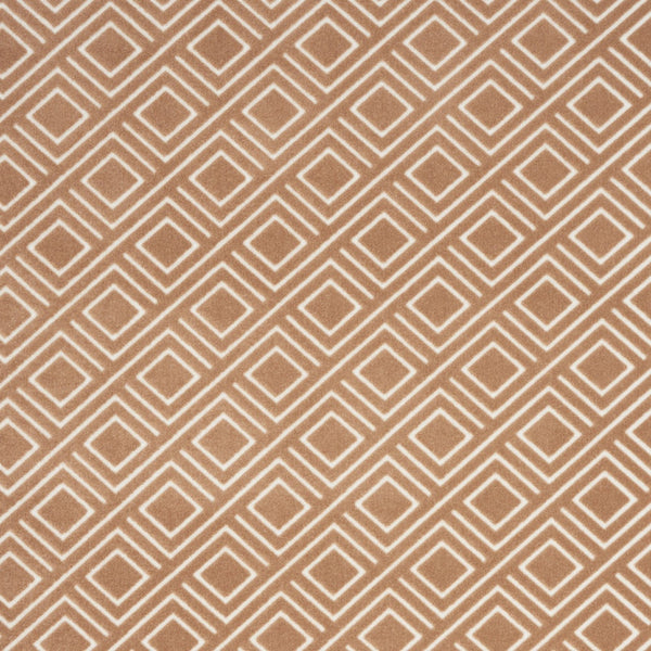 Homeroots 8' X 10' Brown Geometric Area Rug  Polypropylene 569756