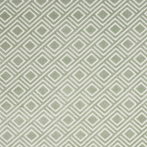 Homeroots 8' X 10' Green Geometric Area Rug  Polypropylene 569758