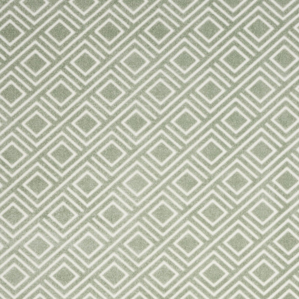 Homeroots 8' X 10' Green Geometric Area Rug  Polypropylene 569758
