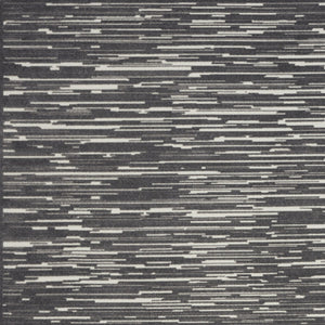 Homeroots 8' X 10' Gray Geometric Area Rug  Polypropylene 569762