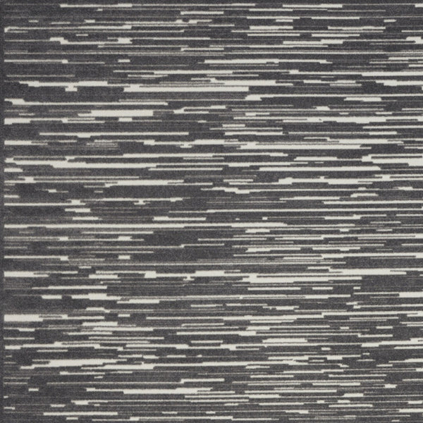 Homeroots 8' X 10' Gray Geometric Area Rug  Polypropylene 569762