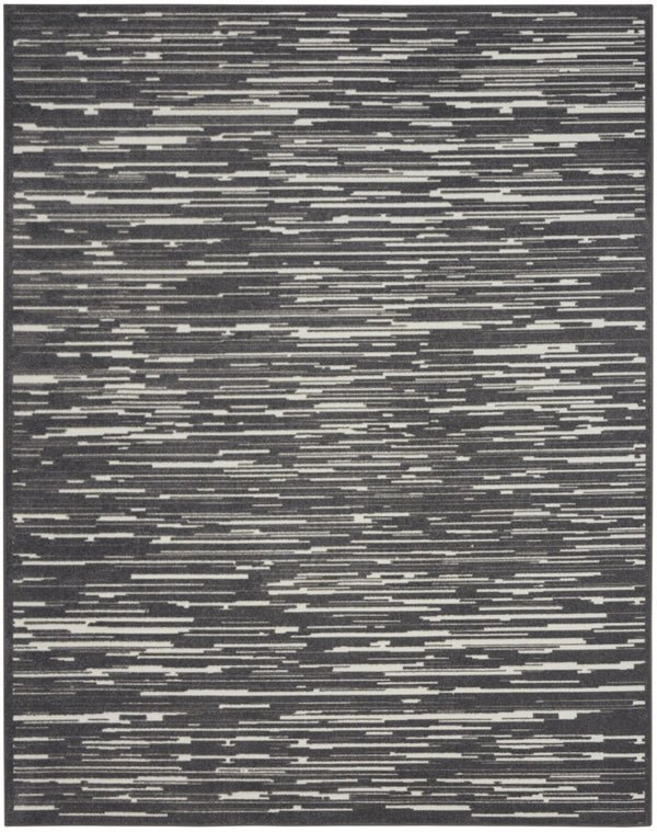 HomeRoots 7' Modern Gray Geometric Area Rug - Chic Design for Living Rooms, Durable & Versatile Home Decor 8' X 10' 569762