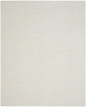 HomeRoots 8' Ivory Geometric Area Rug - Modern Design for Stylish Living Spaces, Easy Maintenance & Durability 8' X 10' 569766
