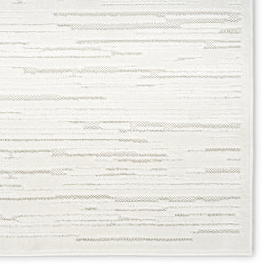 Homeroots 8' X 10' Ivory Geometric Area Rug  Polypropylene 569766