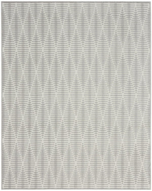 HomeRoots 8' Gray Geometric Area Rug - Modern Design for Sophisticated Spaces, Easy Care & Durability in Style 8' X 10' 569767
