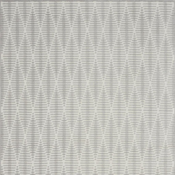 HomeRoots 8' Gray Geometric Area Rug - Modern Design for Sophisticated Spaces, Easy Care & Durability in Style 8' X 10' 569767