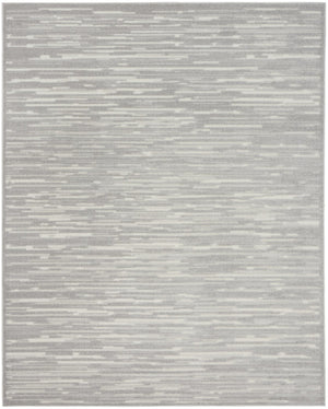 HomeRoots 8' Modern Gray Geometric Area Rug - Durable, Low-Maintenance Design for Stylish Home Interiors 8' X 10' 569770