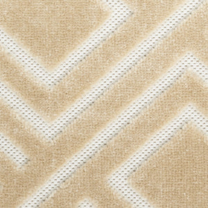 HomeRoots 8' Tan Geometric Area Rug - Modern, Easy-Care Floor Covering for Stylish Living Spaces and Durability 8' X 10' 569772