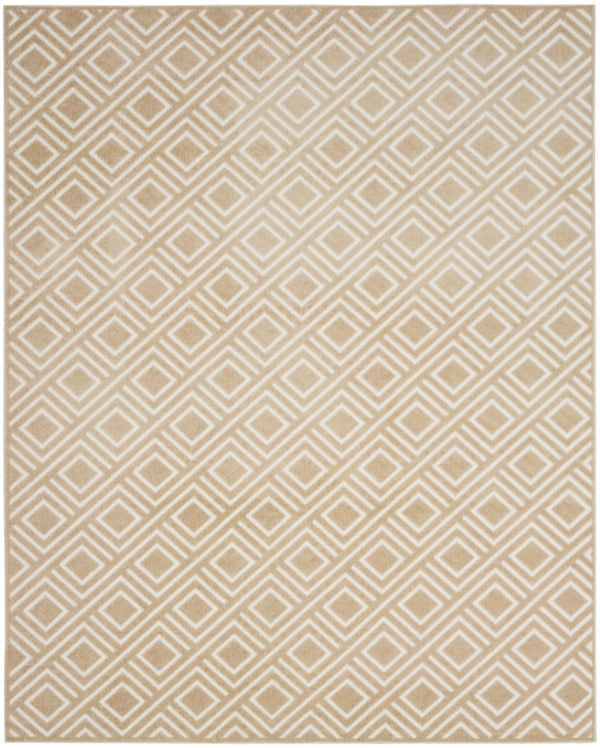 HomeRoots 8' Tan Geometric Area Rug - Modern, Easy-Care Floor Covering for Stylish Living Spaces and Durability 8' X 10' 569772