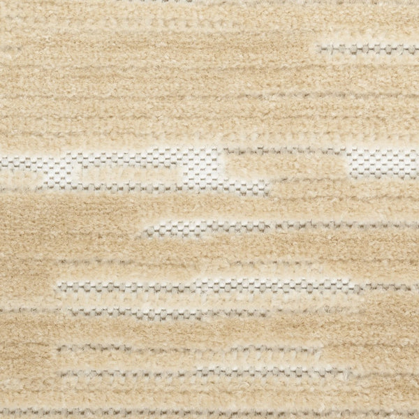 HomeRoots 8' Modern Tan Geometric Area Rug – Stylish, Durable Design for High-Traffic Living Spaces and Decor 8' X 10' 569773