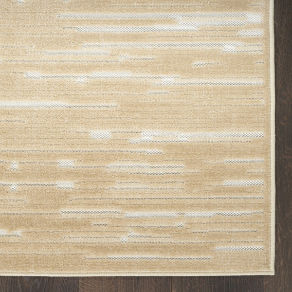 Homeroots 8' X 10' Tan Geometric Area Rug  Polypropylene 569773