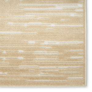 Homeroots 8' X 10' Tan Geometric Area Rug  Polypropylene 569773