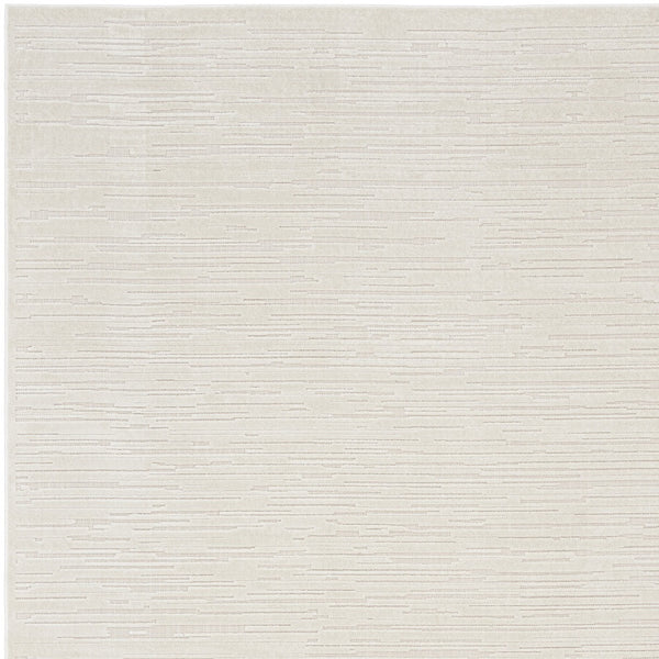 Homeroots 9' X 12' Beige Geometric Area Rug  Polypropylene 569777