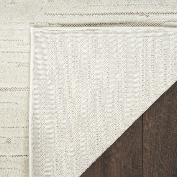 Homeroots 9' X 12' Beige Geometric Area Rug  Polypropylene 569777