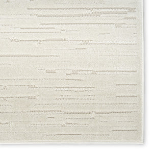 Homeroots 9' X 12' Beige Geometric Area Rug  Polypropylene 569777