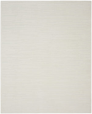Homeroots 9' X 12' Ivory Geometric Area Rug  Polypropylene 569794
